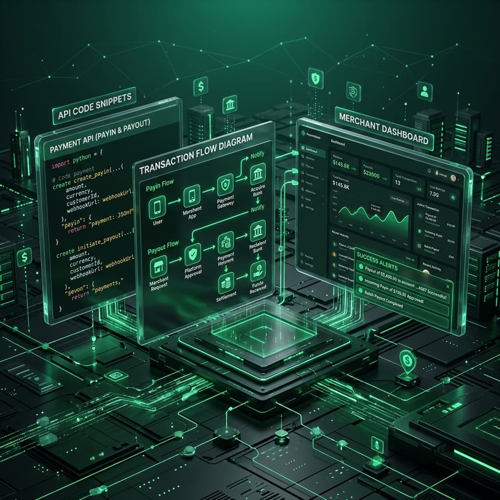 Payout and Payin Software Interface