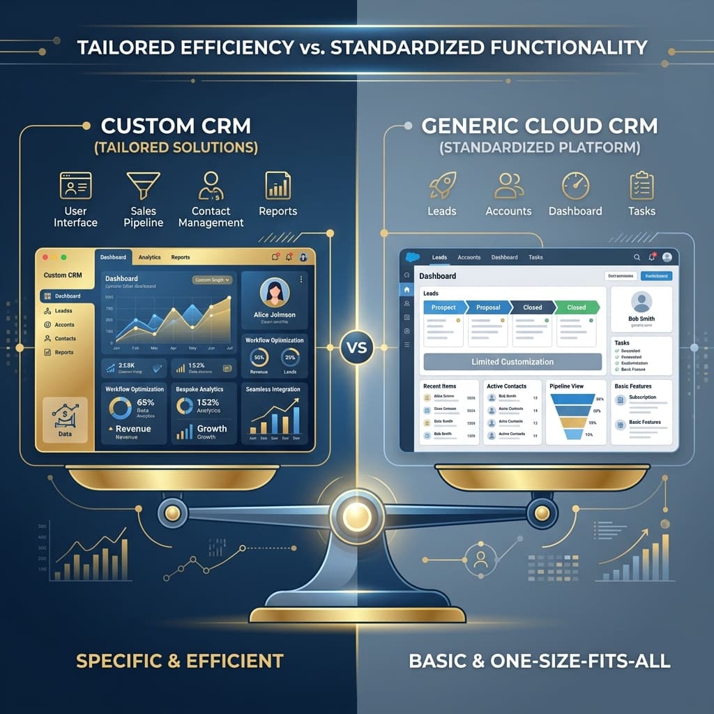 Custom CRM vs Salesforce: Which is Right for Your Business?